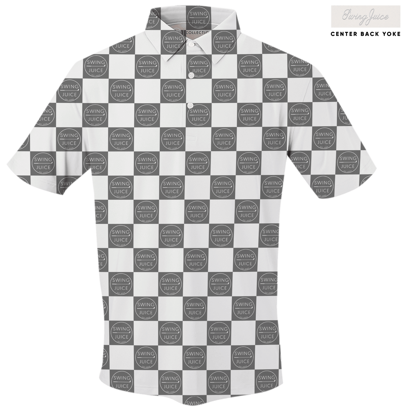 Golf SJ Checkerboard Men's Polo - Final Sale