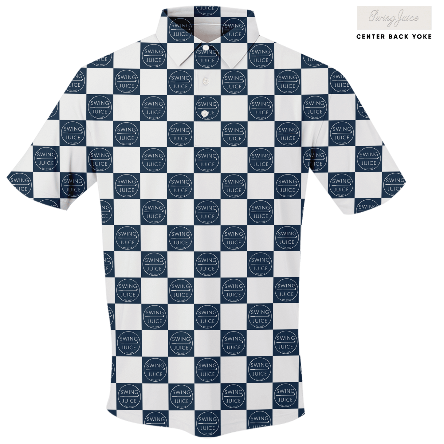 Golf SJ Checkerboard Men's Polo - Final Sale