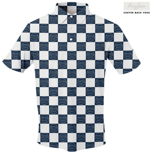 Golf SJ Checkerboard Men's Polo - Final Sale