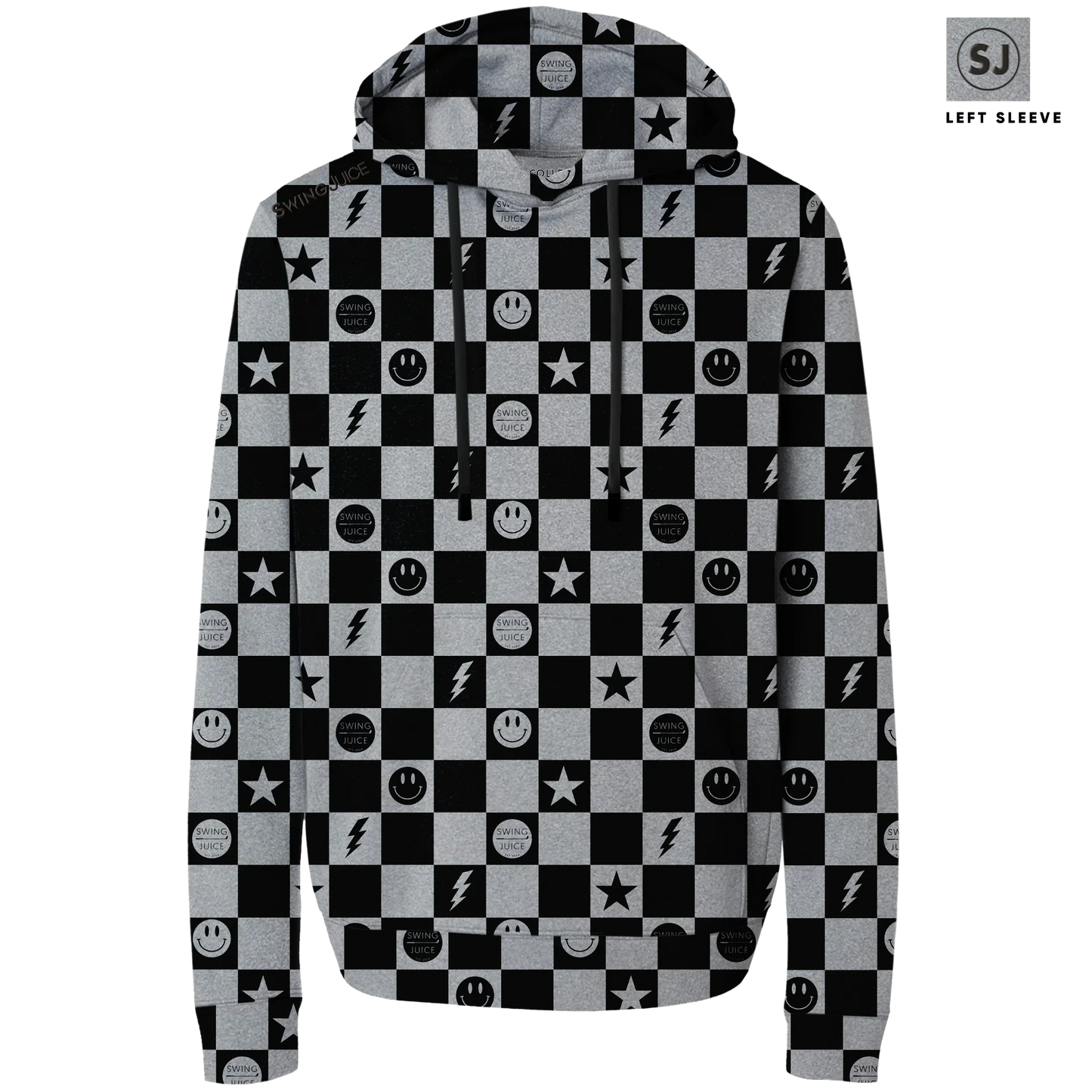 Golf Smile Face Men's Performance Hoodie - Final Sale - GOLF LEAGUE