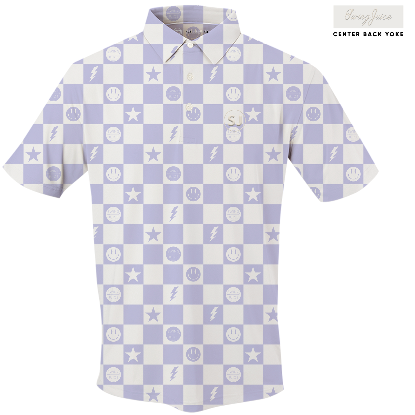 Golf Smile Face Men's Polo - Final Sale
