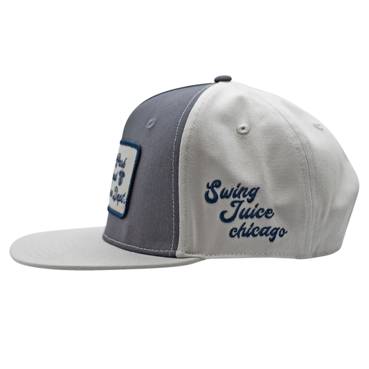 Golf Lincoln Park Muni Unisex Snapback Hat Charcoal/Khaki O/S - Final Sale - GOLF LEAGUE