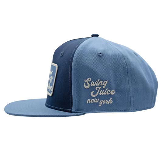 Golf Long Island Muni Unisex Snapback Hat Navy/Slate O/S - Final Sale - GOLF LEAGUE