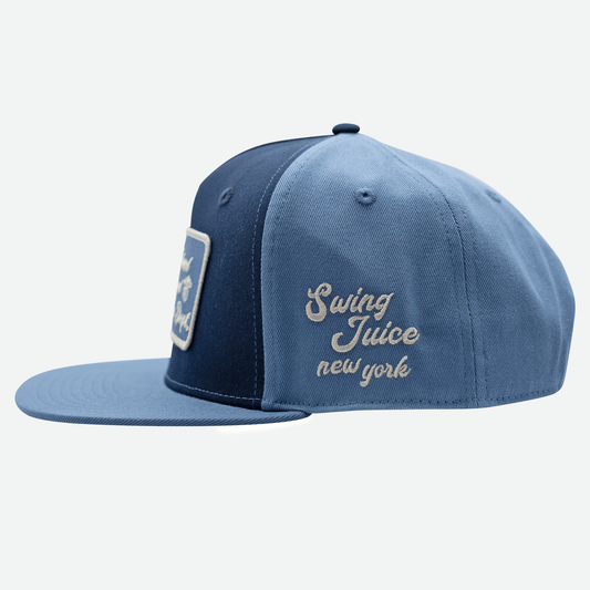Golf Long Island Muni Unisex Snapback Hat Navy/Slate O/S - Final Sale