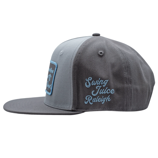 Golf NC Raleigh Muni Unisex Snapback Hat Steel/Charcoal O/S - Final Sale - GOLF LEAGUE