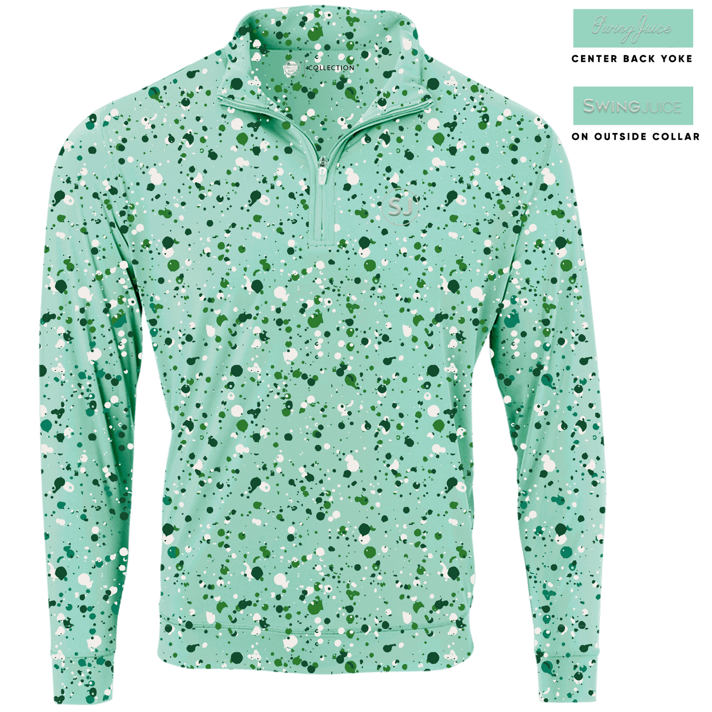 Golf Splatter Men's Quarter Zip
