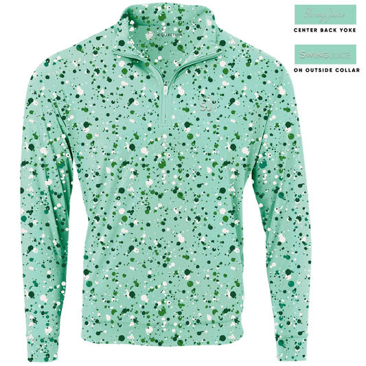 Golf Splatter Men's Quarter Zip