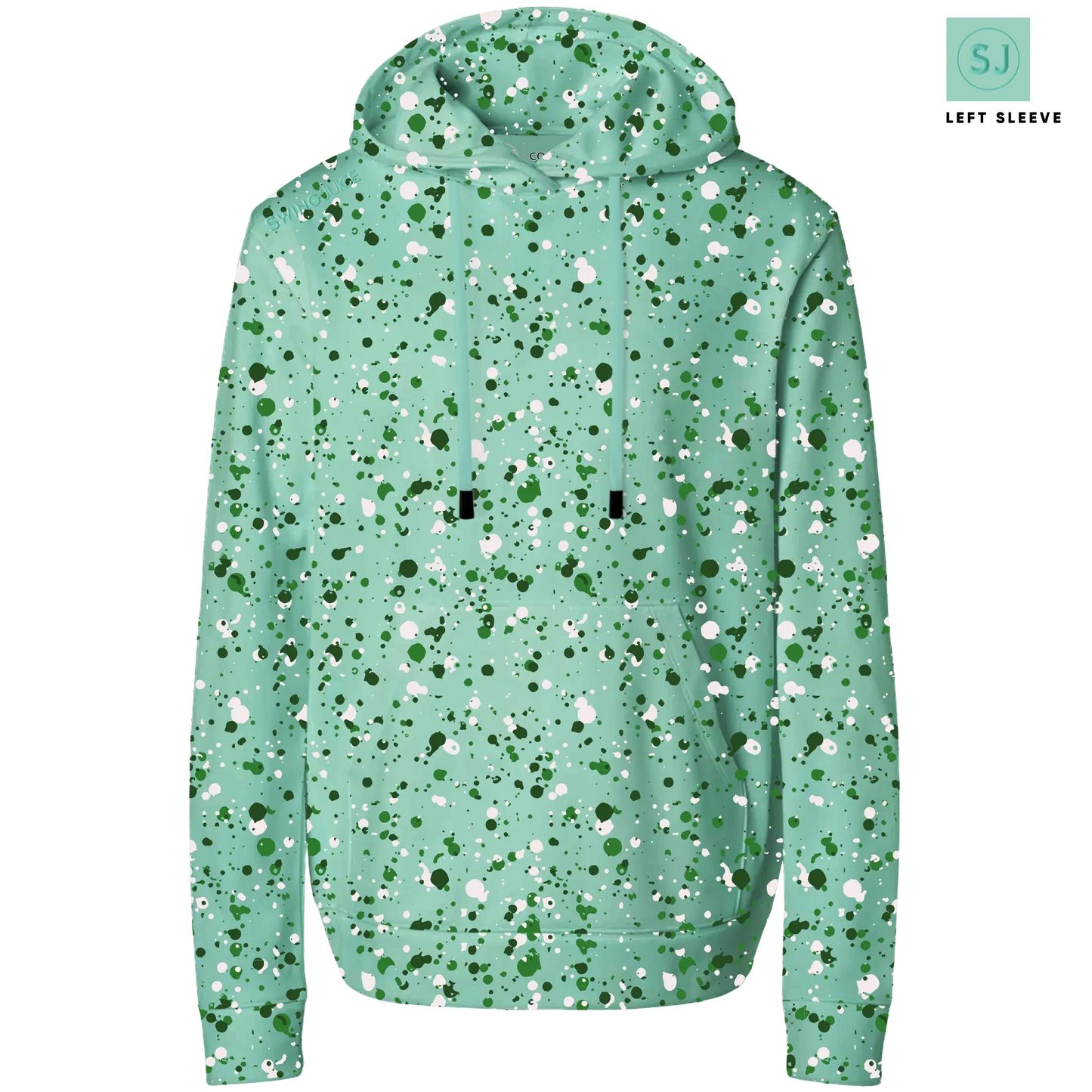 Golf Splatter Men's Performance Hoodie - GOLF LEAGUE
