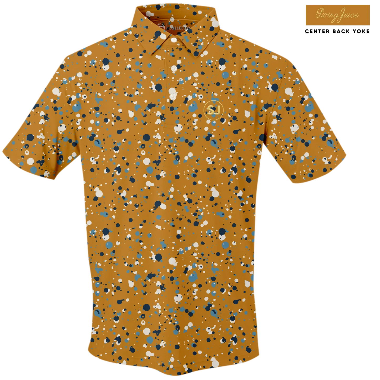 Golf Splatter Men's Polo - Final Sale - GOLF LEAGUE