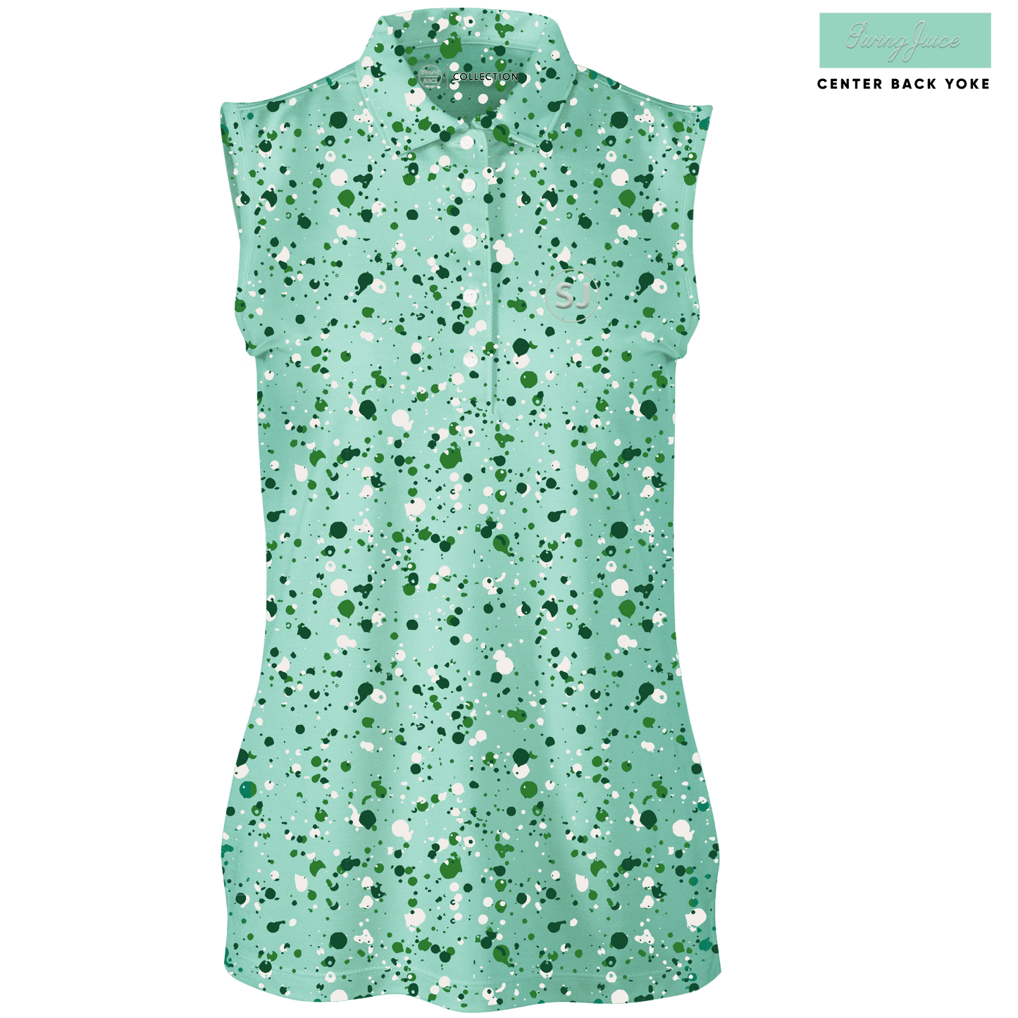 Golf Splatter Women's Sleeveless Polo