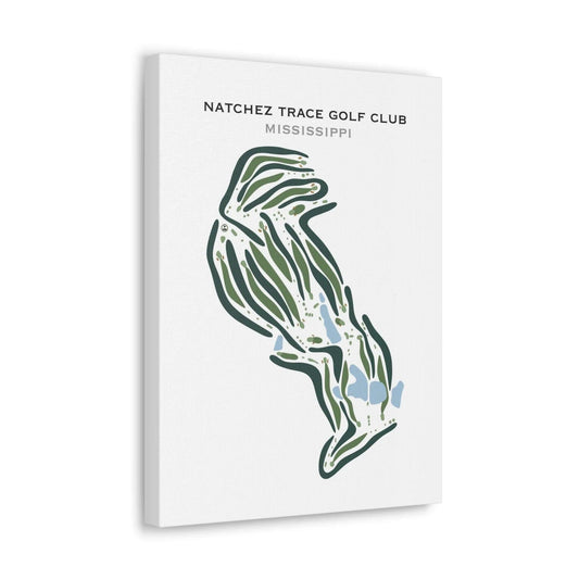 Natchez Trace Golf Club, Mississippi - Printed Golf Courses