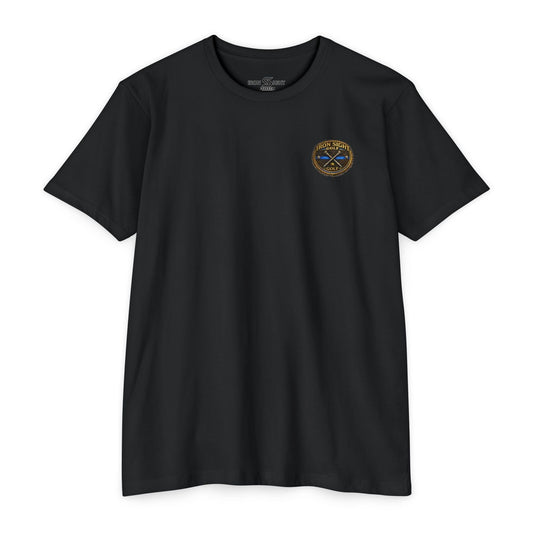 Thin Blue Line Code Four Golf T-Shirt — Iron Sight Golf