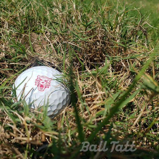 tiger-ball-tatt-ball-in-rough - GOLF LEAGUE