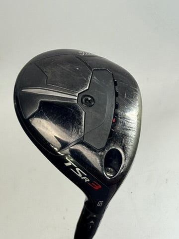 Titleist TSR3 3 Wood 15° HZRDUS Smoke Green 60 6.0 Stiff RH (Used)