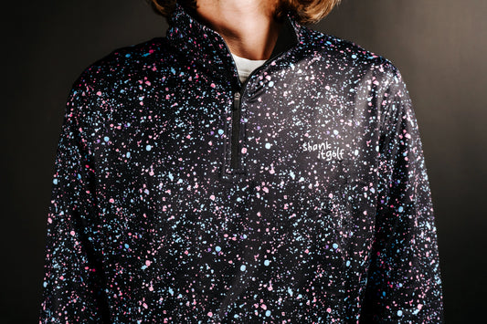 Paint Splatter Quarter Zip - GOLF LEAGUE