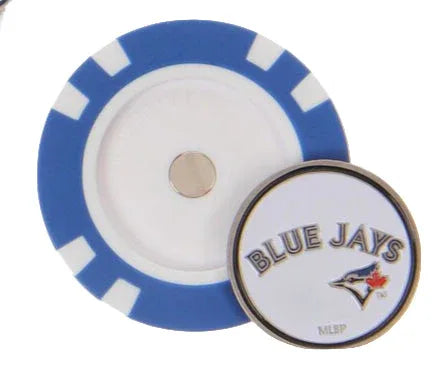 Officially Licensed Toronto Blue Jays Poker Chip Golf Ball Marker - GOLF LEAGUE