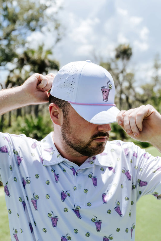Purple Drank White Hat - GOLF LEAGUE