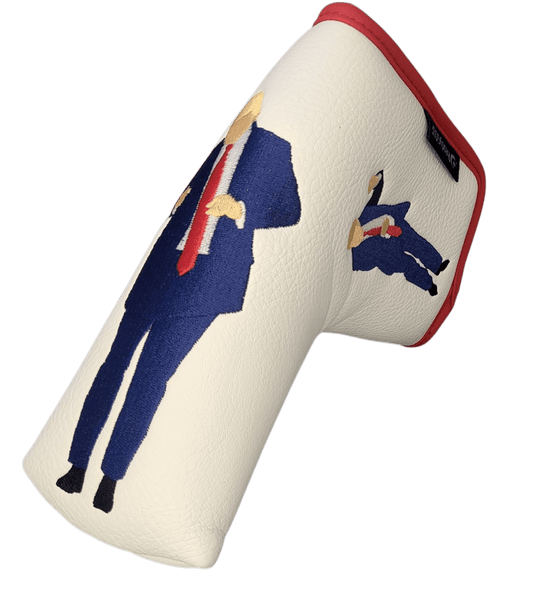 Trump Birdie Dance Embroidered Blade Putter Cover by ReadyGOLF