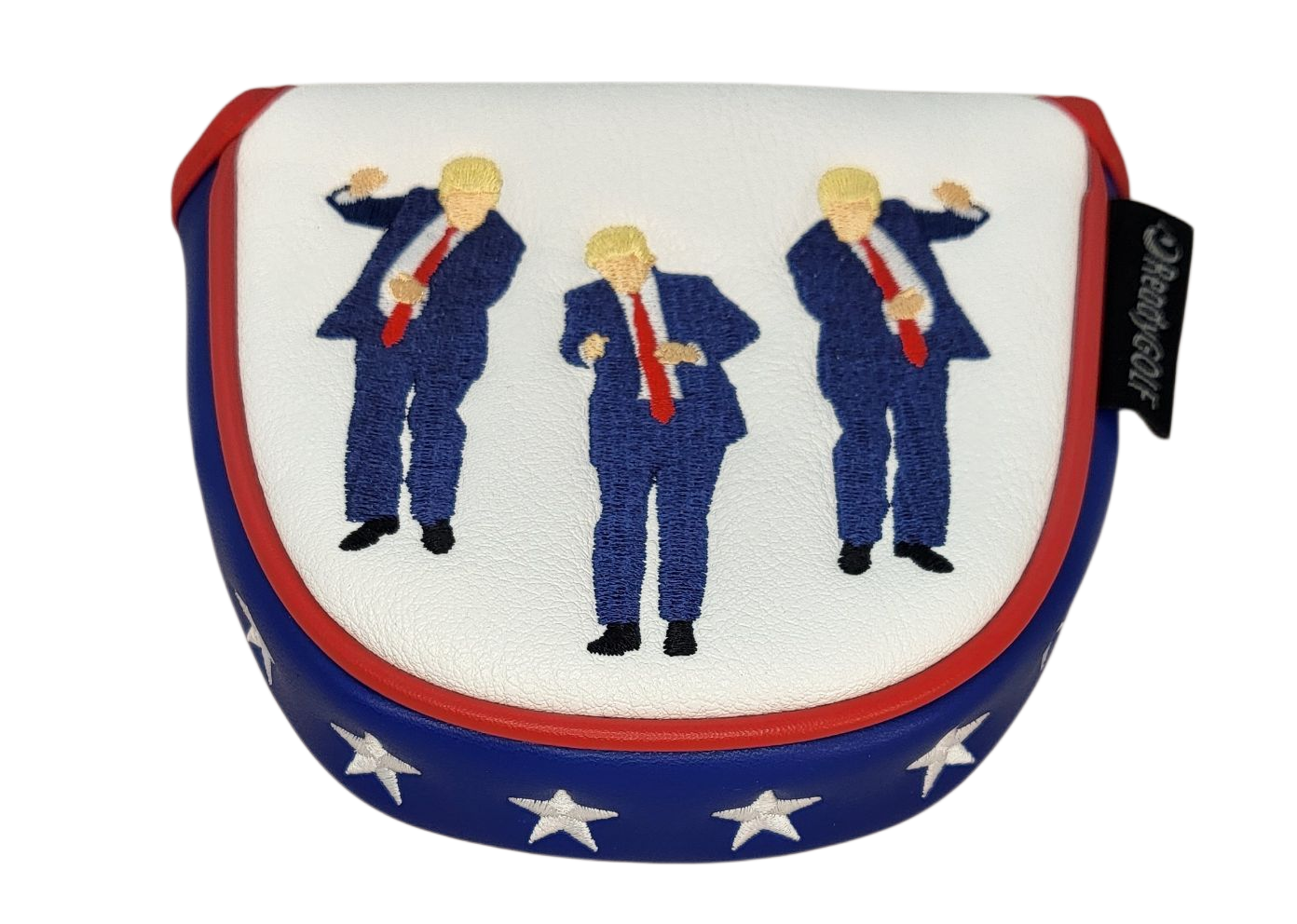 Trump Birdie Dance Embroidered Putter Cover by ReadyGOLF - Mallet