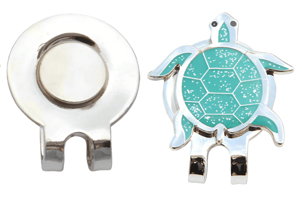 "Turtley Accurate" Magnetic Golf Ball Marker & Hat Clip