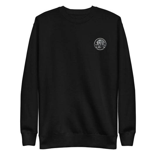 unisex-premium-sweatshirt-black-front-66399bc6d211e - GOLF LEAGUE