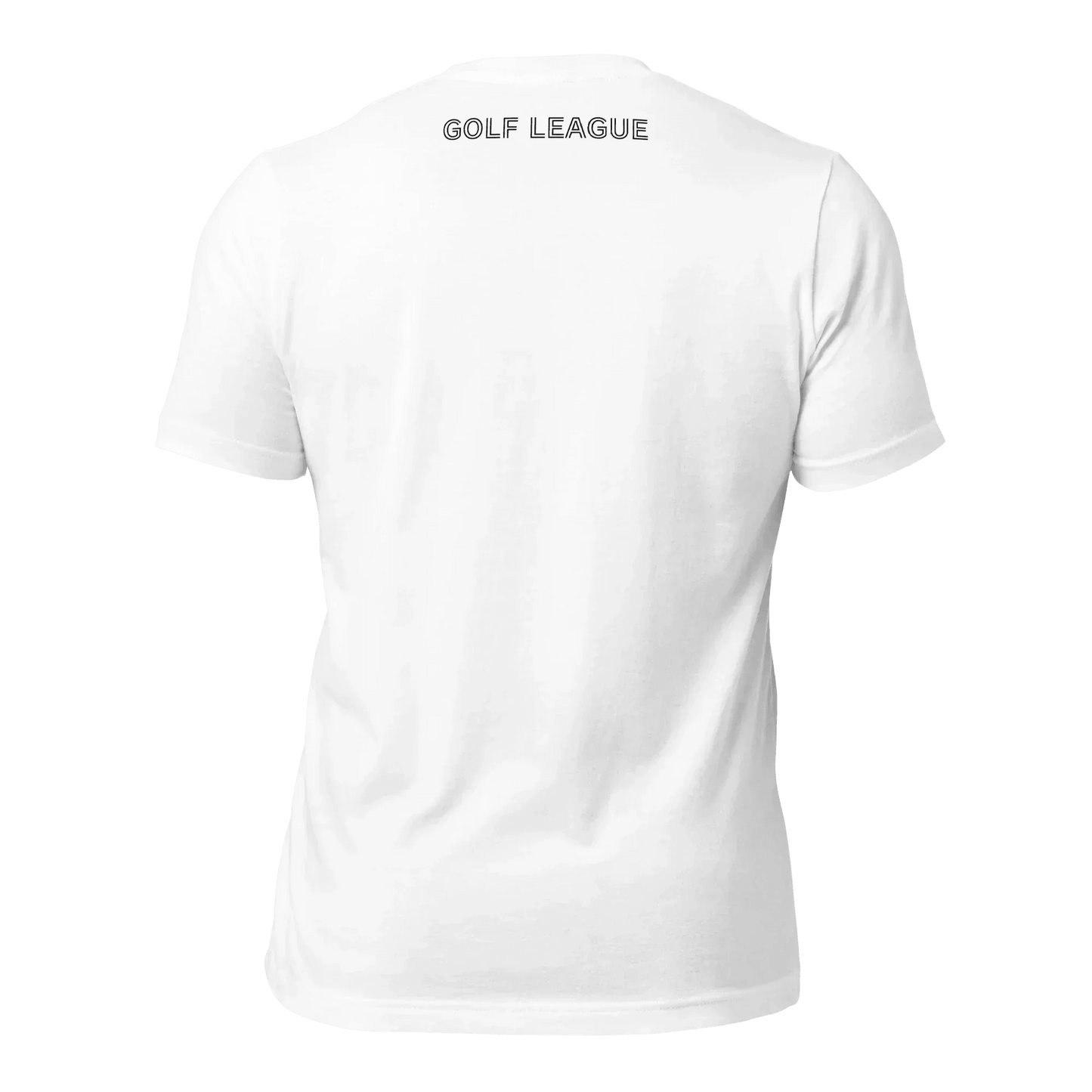 unisex-staple-t-shirt-white-back-65e9c64bbca05 - GOLF LEAGUE