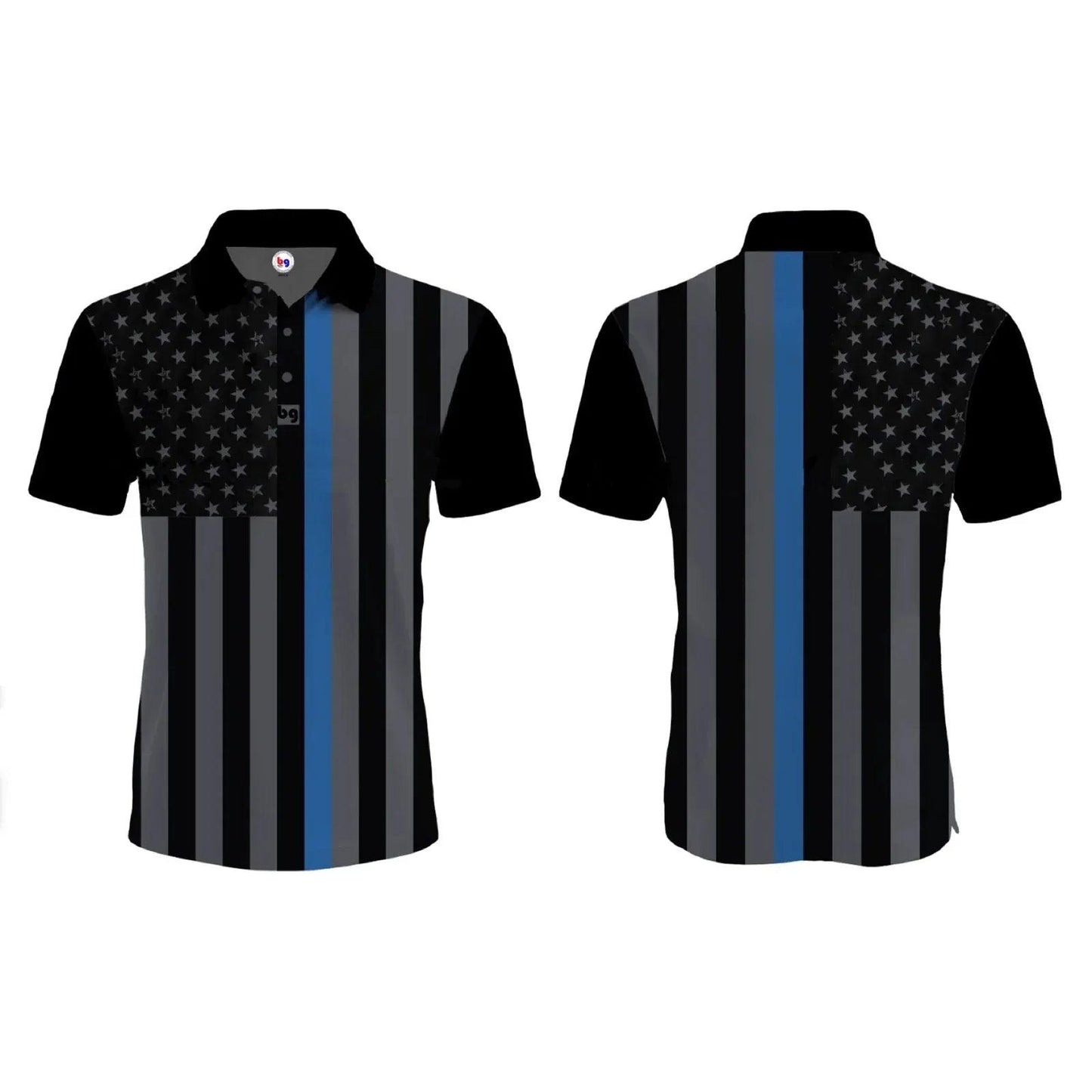 usa-blue-line-mens-polo-214355 - GOLF LEAGUE