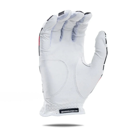 USA Red Line Mesh Golf Glove - GOLF LEAGUE
