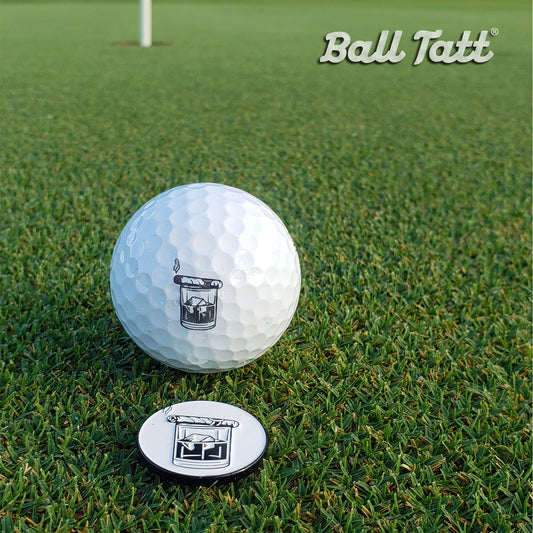 Whiskey Cigar Hat Clip Ball Marker Set