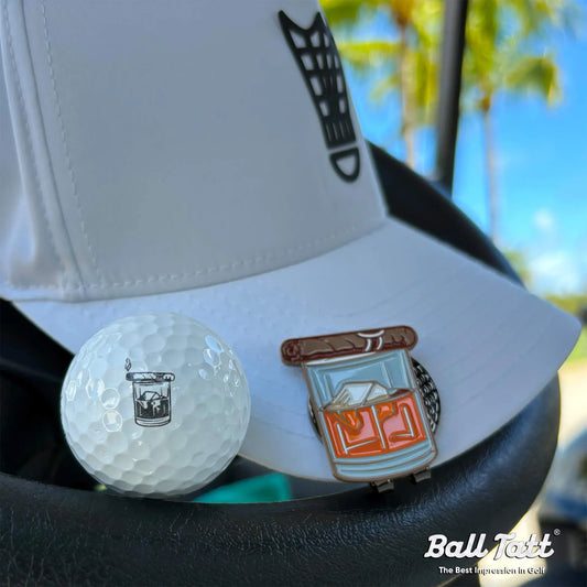 Whiskey Cigar Hat Clip Set - GOLF LEAGUE