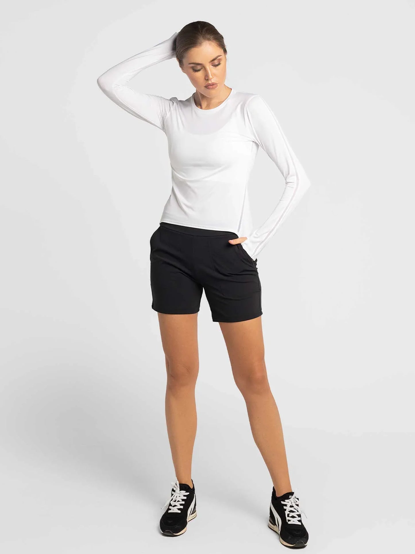 Women's Cleo Short - Stylish & Functional for Active Lifestyles - Black - GOLF LEAGUE