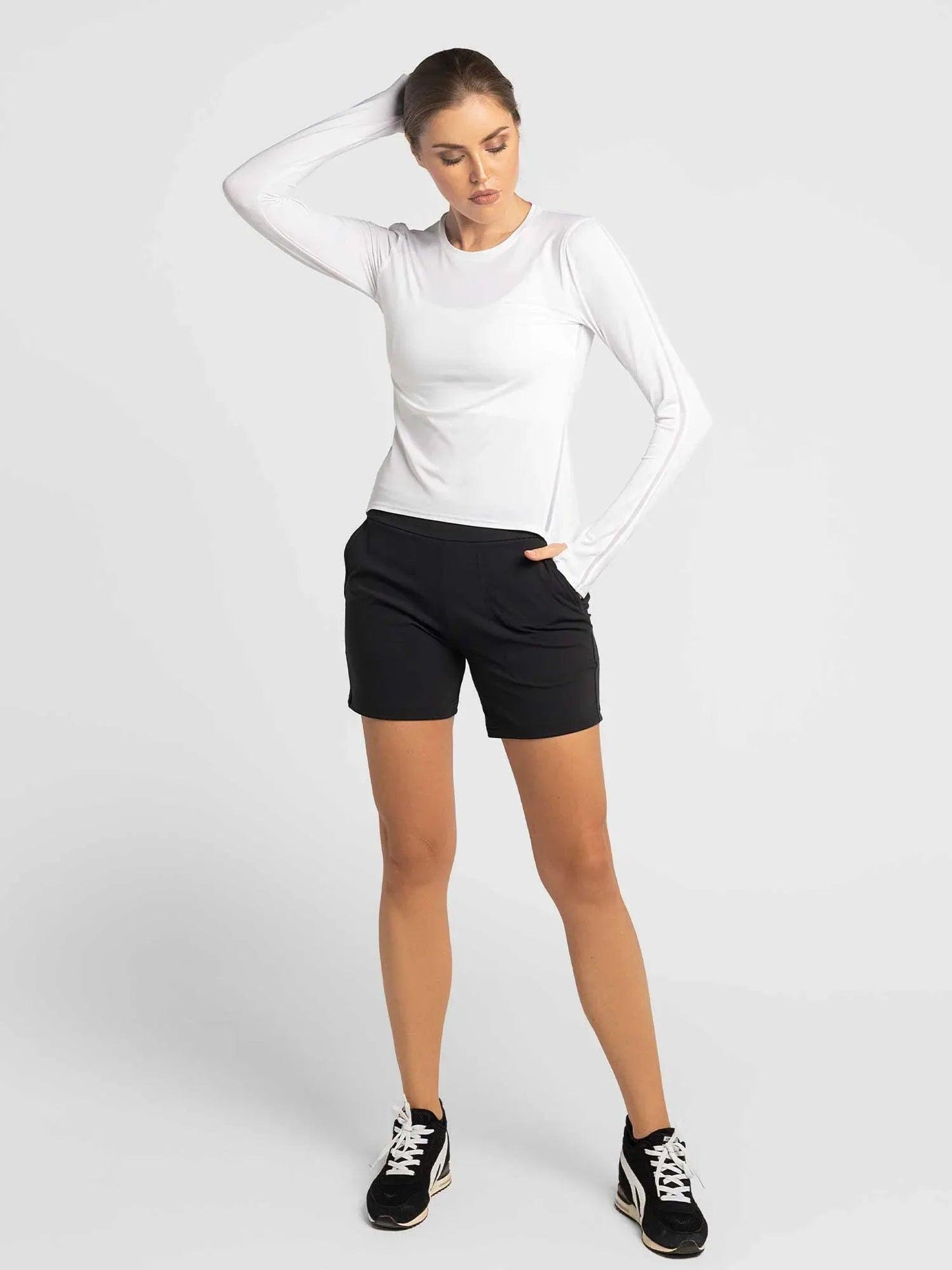 womens-cleo-short-stylish-functional-for-active-lifestyles-blackinphorm-nycshorts-913385 - GOLF LEAGUE