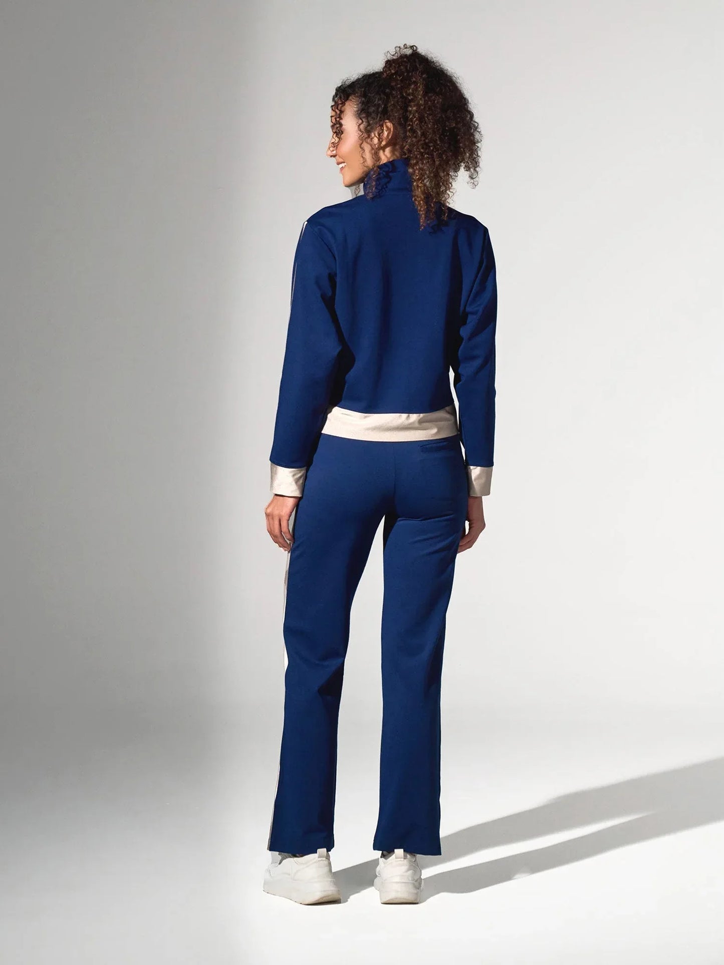 Women's Dolman Sleeve Sofia Knit Jacket - Ink/Silver Sand - GOLF LEAGUE