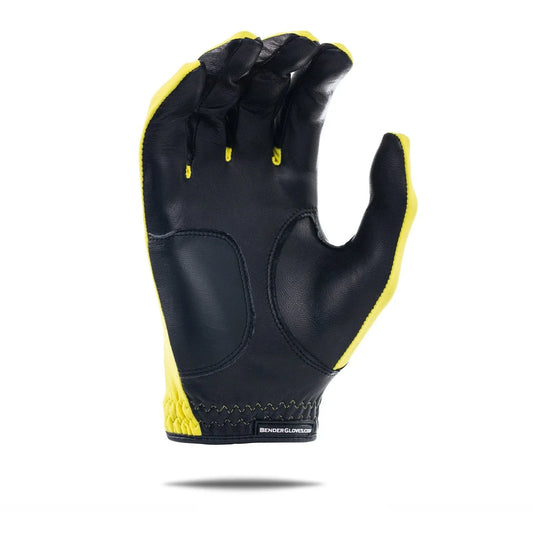 Yellow Spandex Golf Glove - GOLF LEAGUE