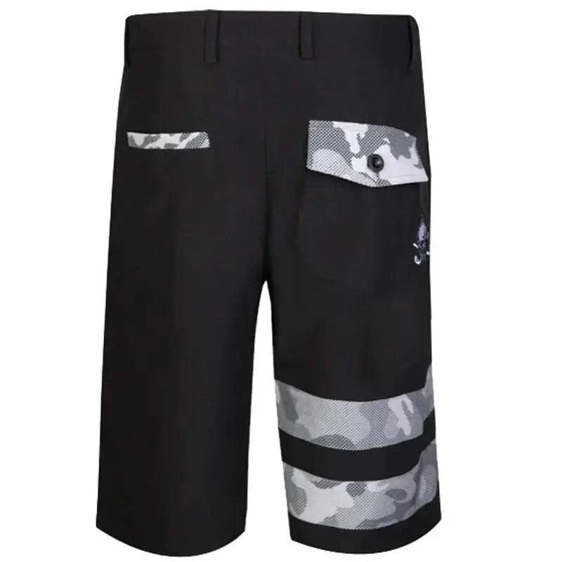 Zuma Cool-Stretch Men's Golf Shorts (Black/Camo X)