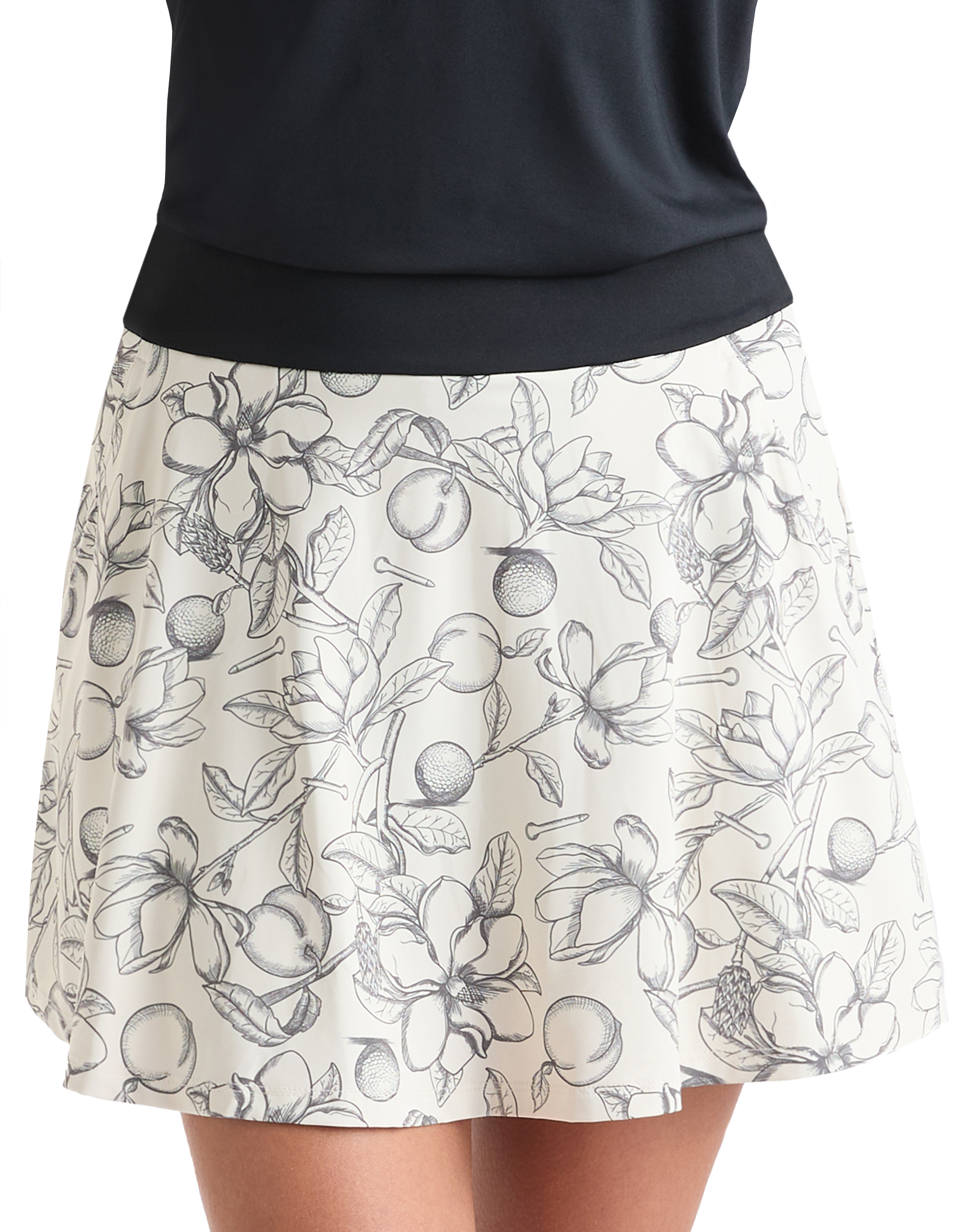 Golf Magnolia Toile Women's Skort