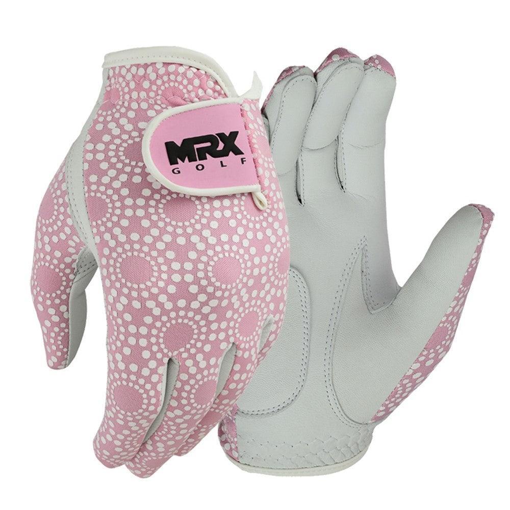 New Women Golf Gloves Cabretta Leather Pink - GOLF LEAGUE