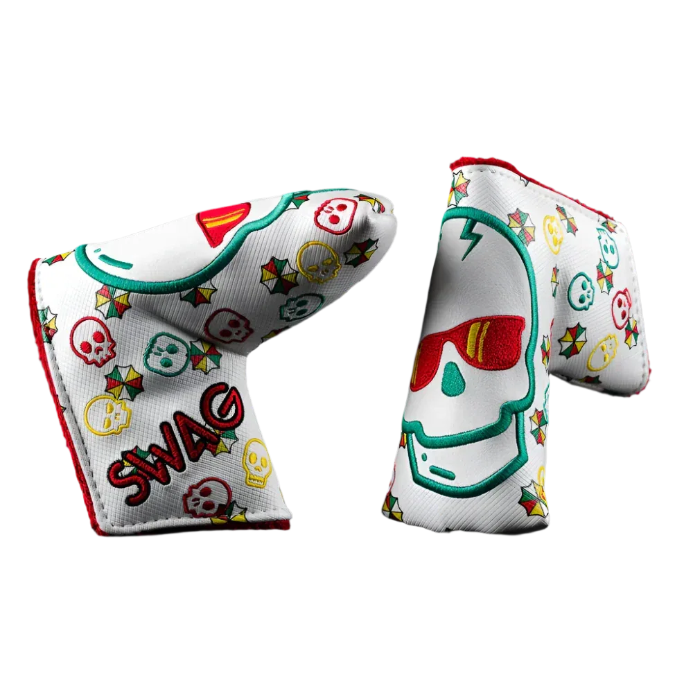 Swag Golf - Arnold Palmer Invitational Sunday Skull 003 (1/50) Blade Putter Headcover - GOLF LEAGUE