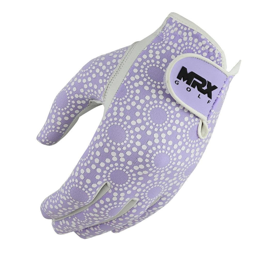 New Women Golf Gloves Cabretta Leather Purple