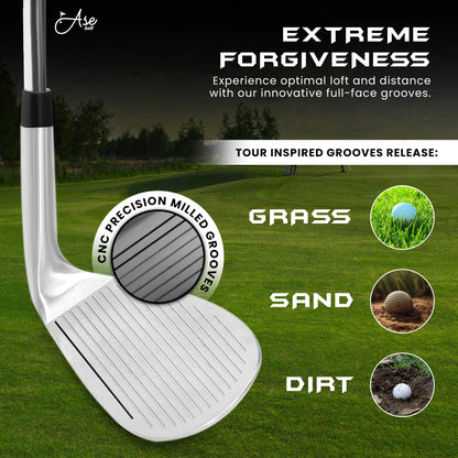 Ase Golf CM-1 Single Wedge (50,52,54,56,58,60) - GOLF LEAGUE