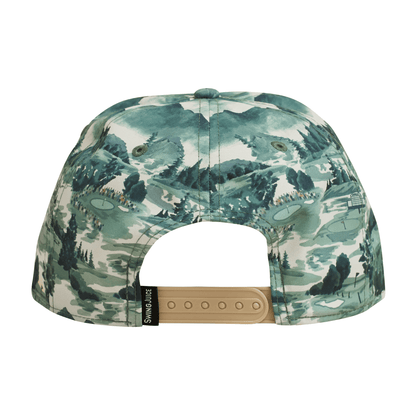 Golf Georgia Landscape Unisex Rope Hat Green O/S