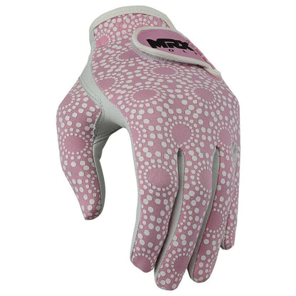 New Women Golf Gloves Cabretta Leather Pink
