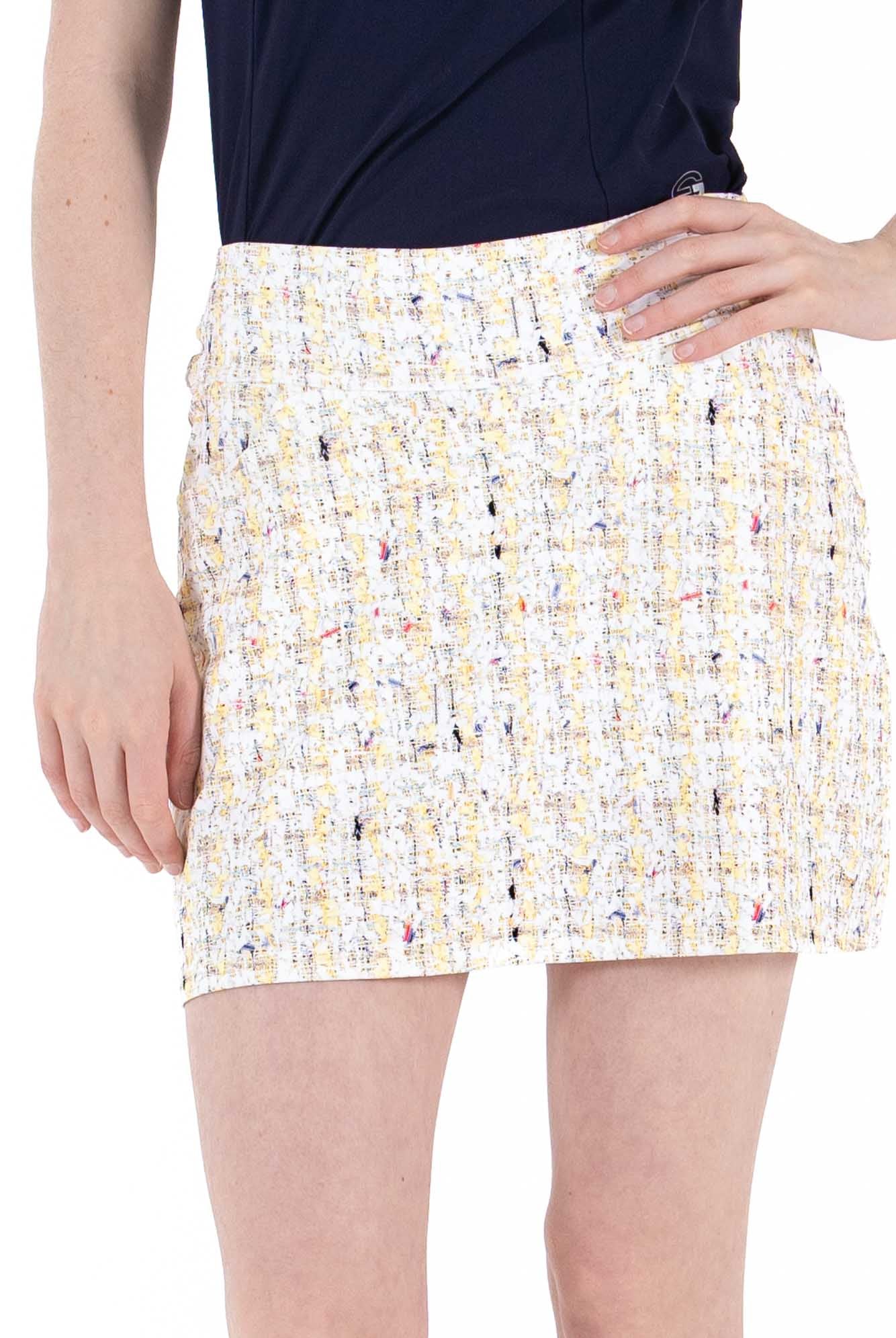 Sunlit Boucle Skirt
