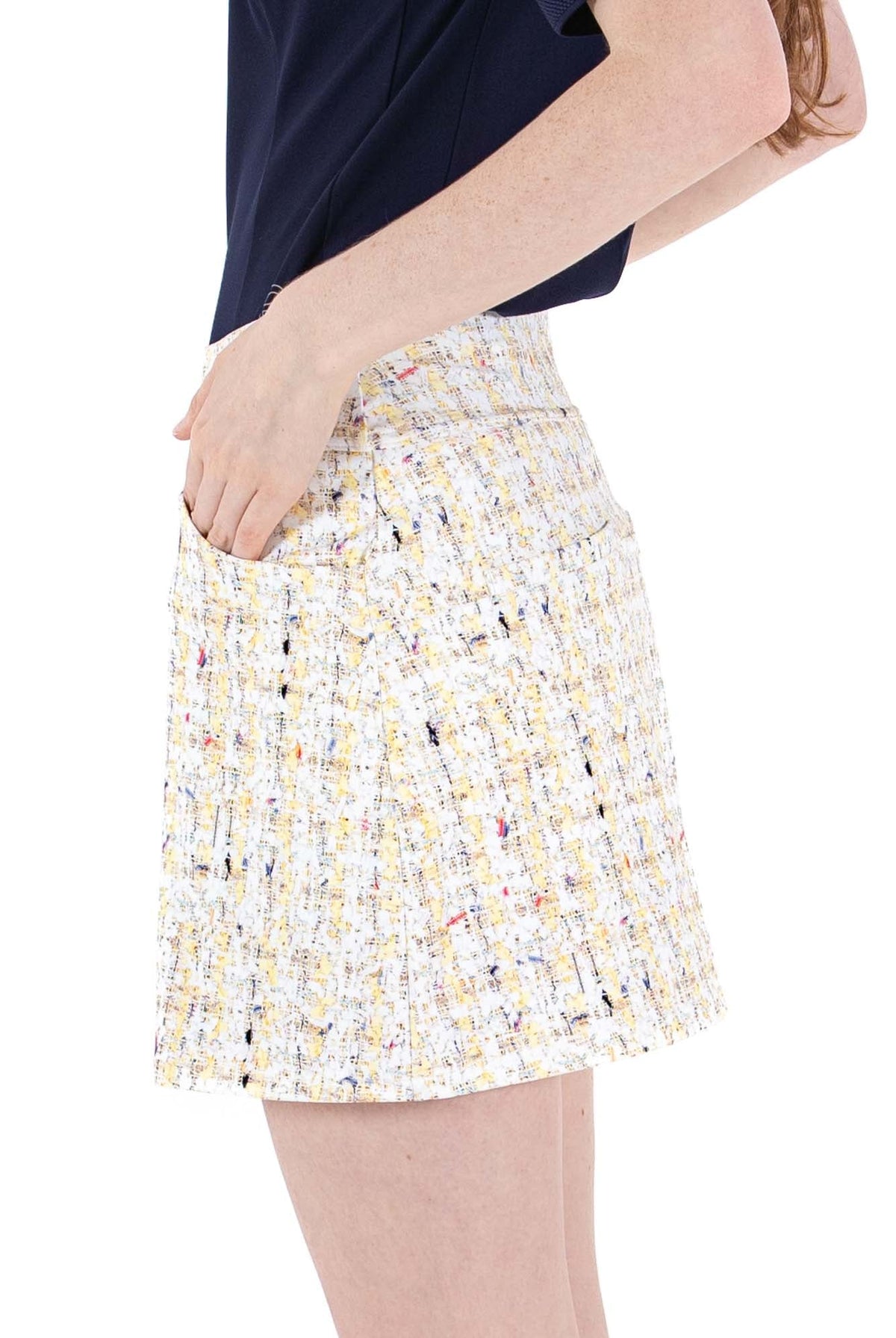 Sunlit Boucle Skirt