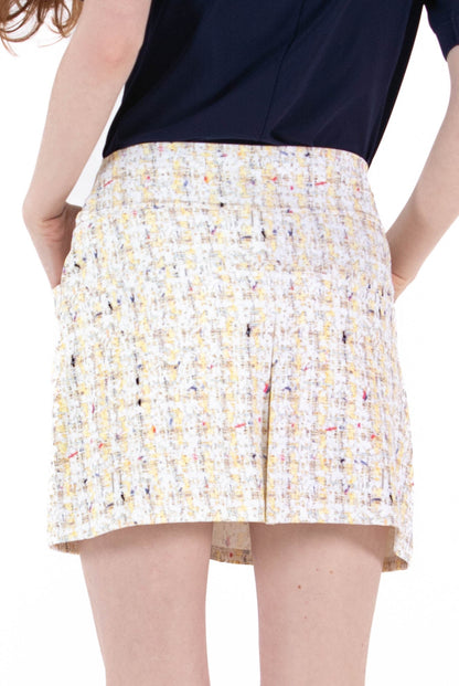 Sunlit Boucle Skirt