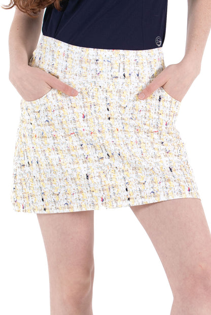 Sunlit Boucle Skirt