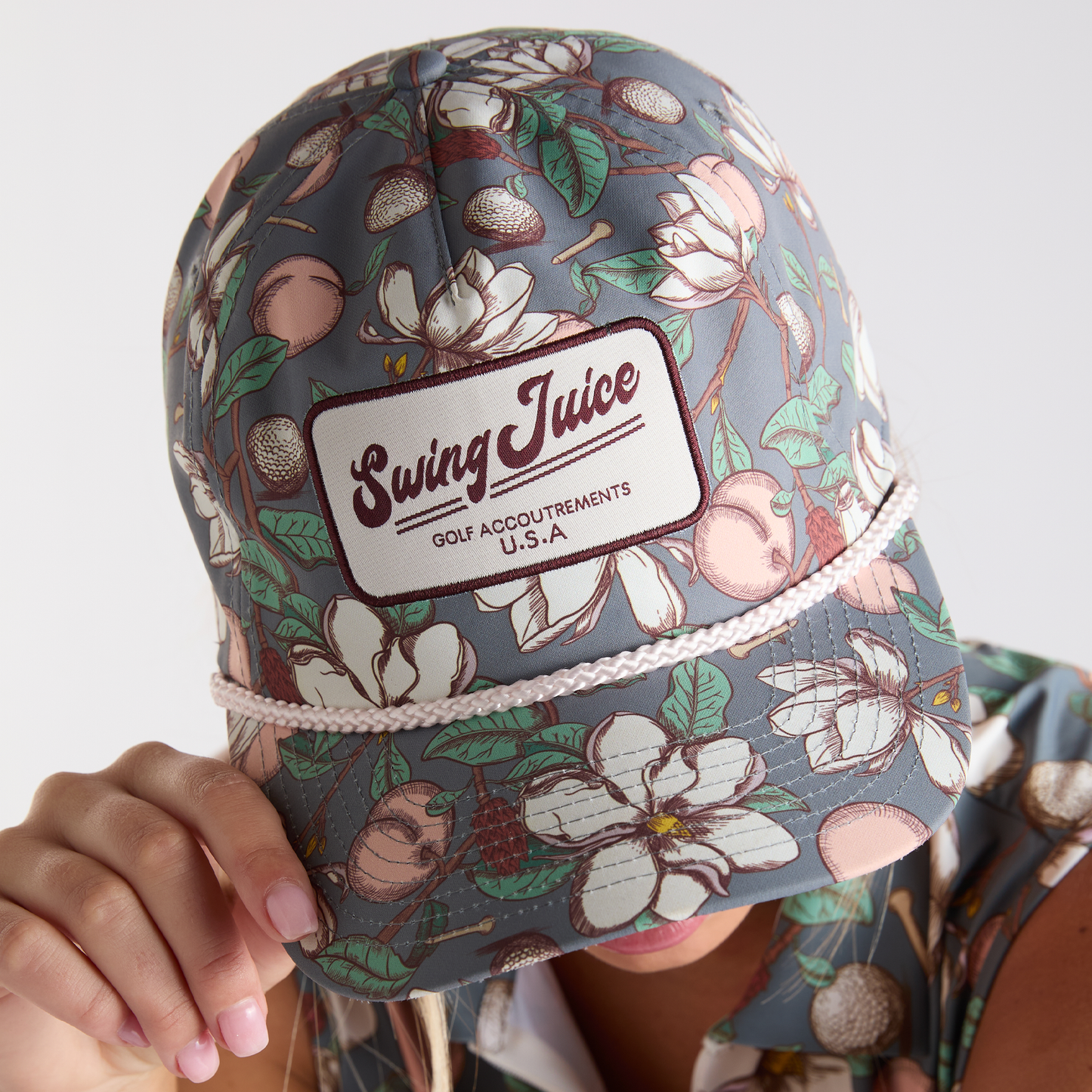 Golf Georgia On My Mind Unisex Rope Hat Dark Grey O/S