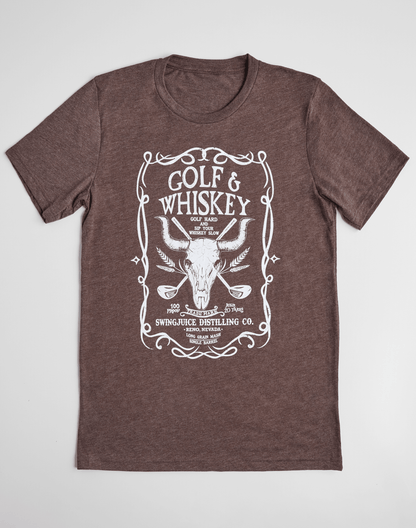 Golf & Whiskey Unisex T-Shirt