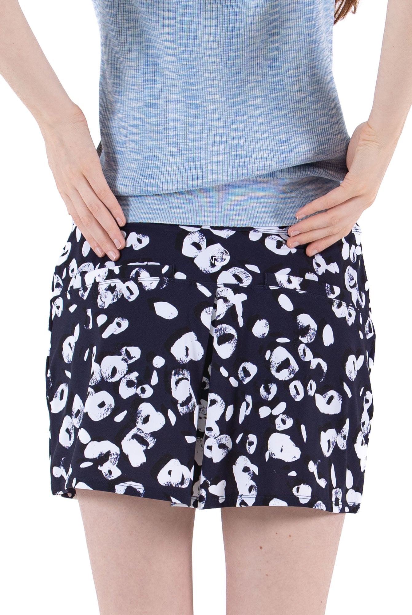 Inky Leopard Skirt