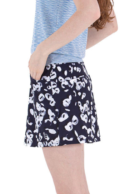 Inky Leopard Skirt